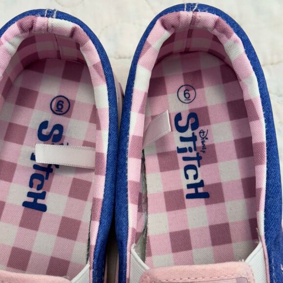 Woman’s Disney stitch size US 6 stitch slip on canvas, tennis shoes - Picture 2 of 9